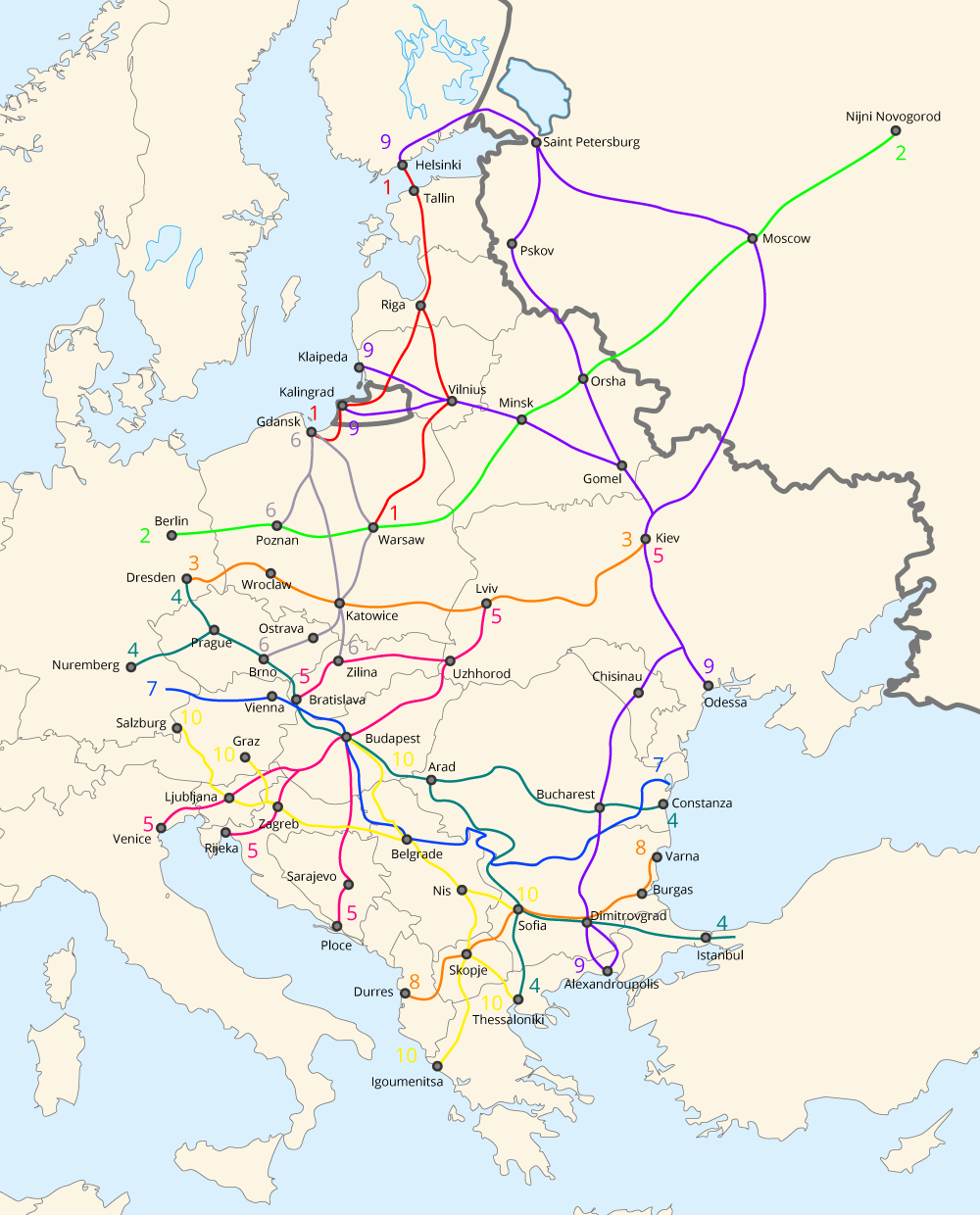 Pan-European_corridors